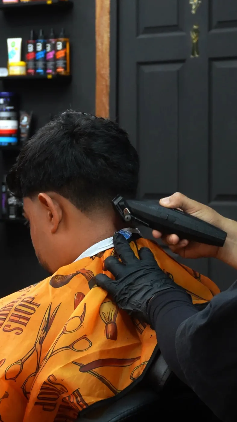Corte fade en proceso